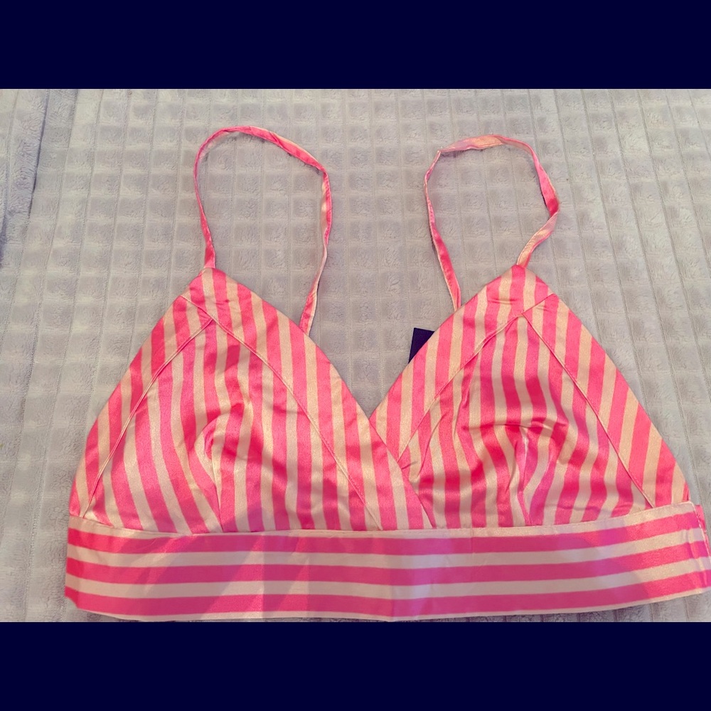 Pink striped top